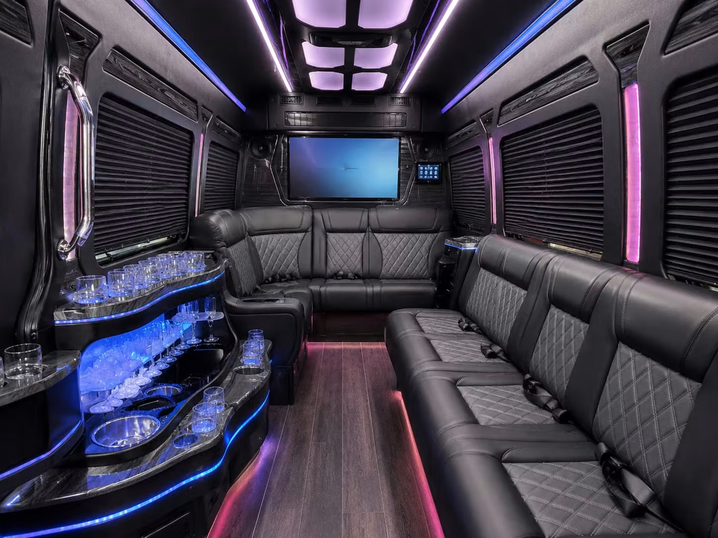 edison prom transportation from pre party to after prom all night long