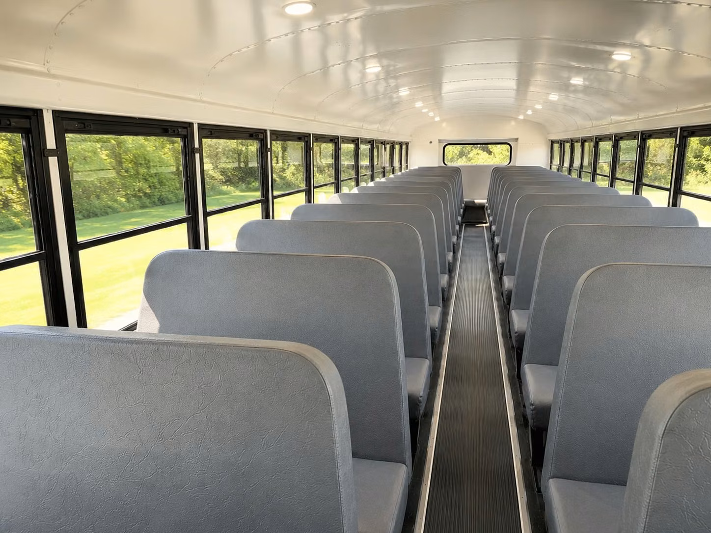 school bus interior